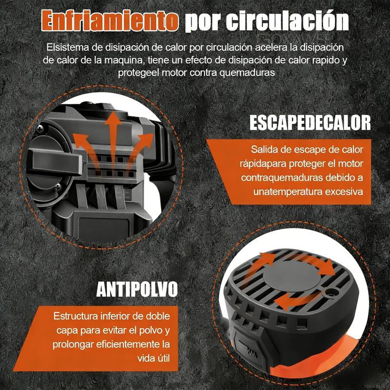 Rotomartillo Eléctrico SDS Plus Industrial, 1050 RPM, Taladro y Cincelador Multifuncional, Herramienta Eléctrica para Construcción
