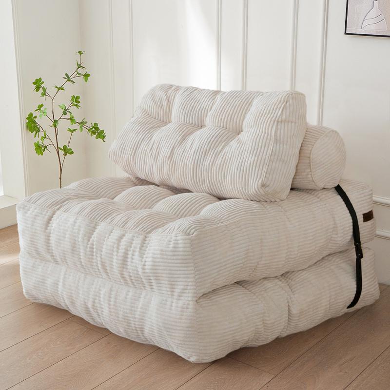 Sofá Cama Plegable 3 en 1 para Hogar Versátil y Compacto Ideal para Espacios Pequeños con Modos de Uso como Sofá Cama y Almacenamiento Fácil de Plegar sofa cloud mini bedroom