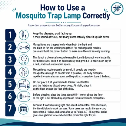 Trampa para insectos voladores de interior con luz UV y succión