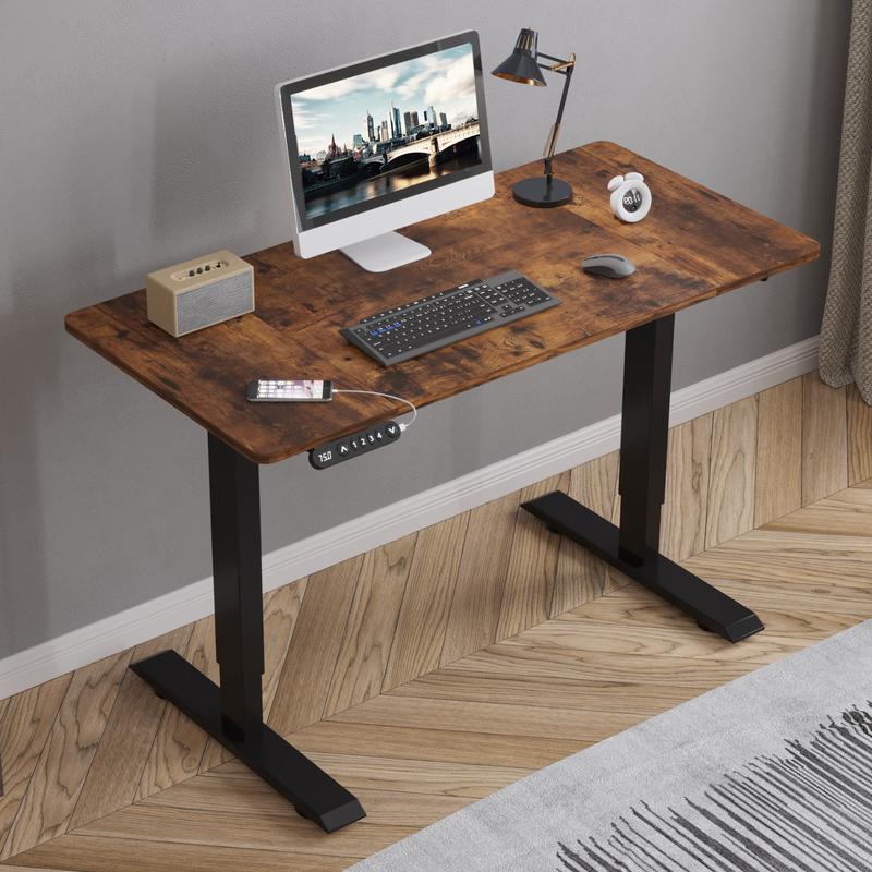 Escritorio Altura Ajustable Con 4 Botones de Almacenamiento Electrico Con Tipo-C Escritorio Gamer Escritorio Oficina Escritorio Minimalista Escritorio Modernos