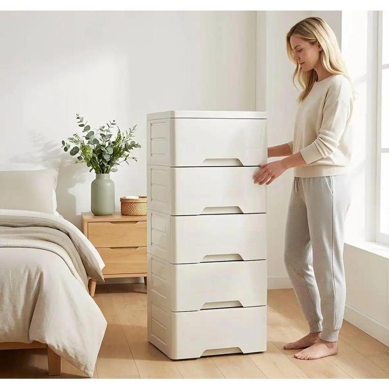 Cajonera Organizadora Desmontable 5 Niveles Gavetero de Almacenamiento Multifuncional para Hogar Dormitorio y Oficina Organizador Compacto para Ropa Juguete y Accesorios Diseño Moderno