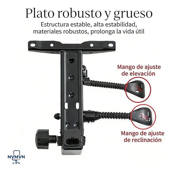 Silla De Escritorio Ergonómica Ajustable Reclinable para Oficina Ejecutiva con Soporte para Cuello y Espalda Color Khaki con Masaje Eléctrico y Ruedas 360°