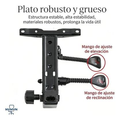 Silla De Escritorio Ergonómica Ajustable Reclinable para Oficina Ejecutiva con Soporte para Cuello y Espalda Color Khaki con Masaje Eléctrico y Ruedas 360°