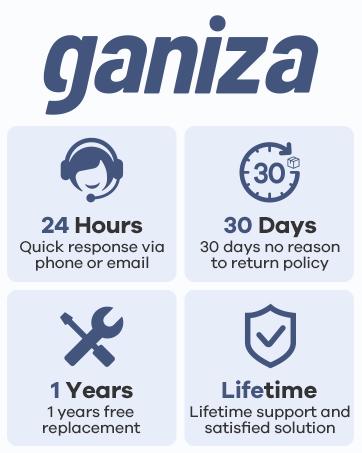 Ganiza Professional Smoothie Blender 1100W Motor 25000 RPM 8 Auto Programs for Frozen Fruits Ice 64 oz Large 12-in-1 Countertop Blender Dishwasher Safe Multifunctional Juicer food processor nutribullet vitamix juicer machine