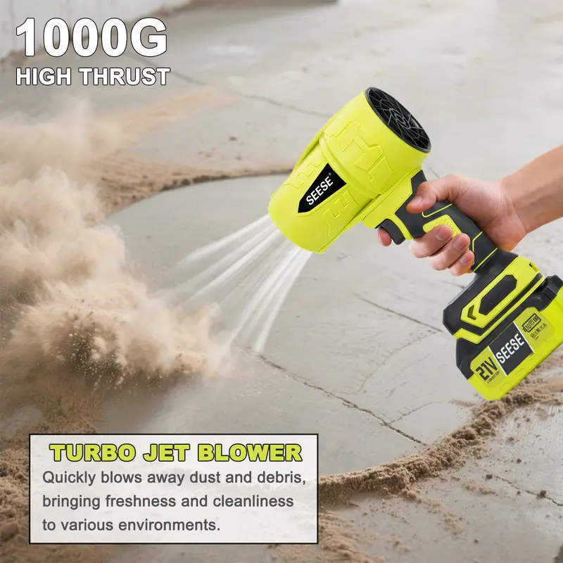 SEESE 21V Cordless Car Washing Bundle with 1000 PSI Pressure Washer & 1000G Turbo Leaf Blower Combo Kit for Car Wash + Drying, Patio & Garden Cleaning toolupgrade SEESE 21V Cordless Car Washing Bundle with 1000 PSI Pressure Washer & 1000G Turbo Leaf Blower Combo Kit for Car Wash + Drying, Patio & Garden Cleaning toolupgrade