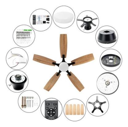 Ventilador De Techo Modernos Con Luz Y Control Remoto