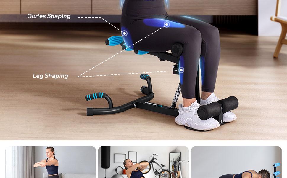 Merach Deep Squat Machine, Multi Level Adjustable Structure With 300Lbs Weight Capacity, Versatile Gear For Abs Glutes Legs Arms Shaping, Practical Sit Up Push Up Workout Tools, Fitness Equipment For Daily Home Gym Workouts BackToSchool