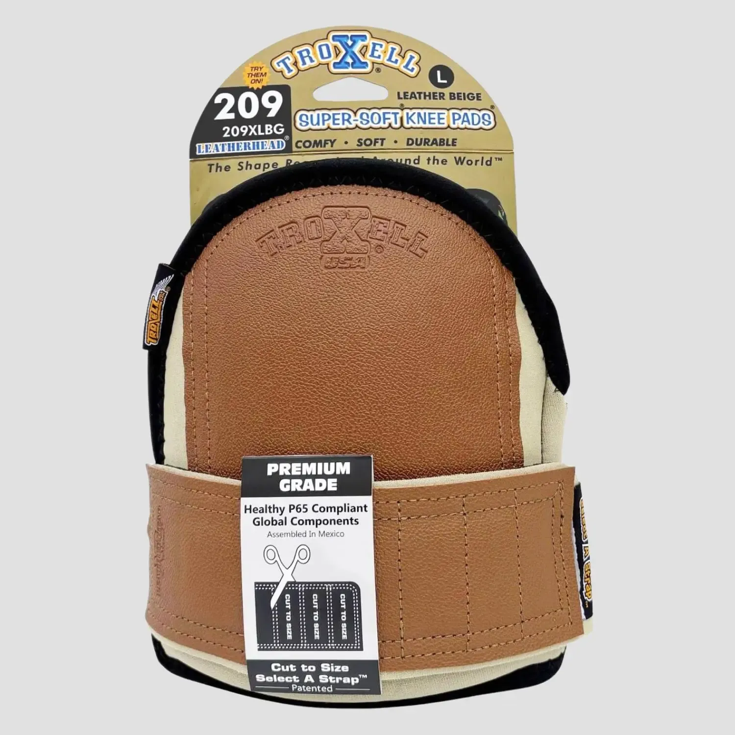 Rodilleras SuperSoft Leatherhead - (Talla grande / En bolsa por pares)