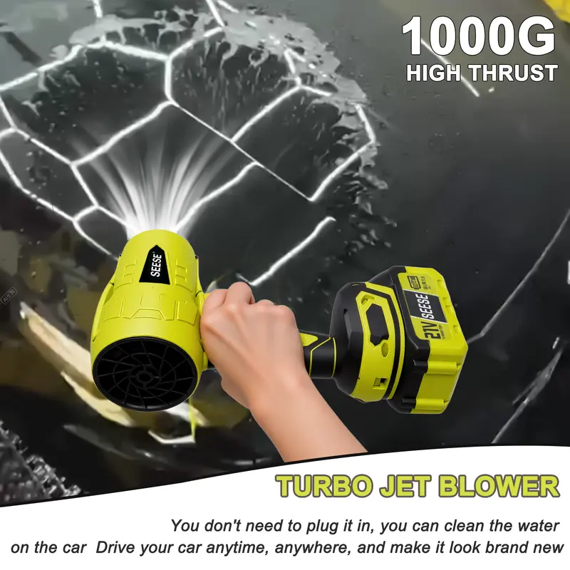 SEESE 21V Cordless Car Washing Bundle with 1000 PSI Pressure Washer & 1000G Turbo Leaf Blower Combo Kit for Car Wash + Drying, Patio & Garden Cleaning toolupgrade SEESE 21V Cordless Car Washing Bundle with 1000 PSI Pressure Washer & 1000G Turbo Leaf Blower Combo Kit for Car Wash + Drying, Patio & Garden Cleaning toolupgrade