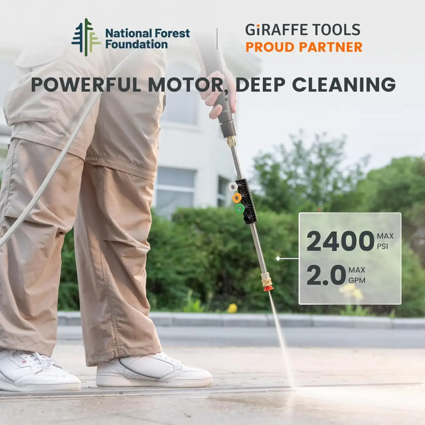 Hidrolavadora Giraffe Tools Grandfalls G20 de 2400 PSI