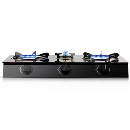 Cocina de Gas Encendido Automatico Quemadores de Hierro Fundido y Aluminio Estufa Potente Segura y Multifuncional para Cocina Doméstica