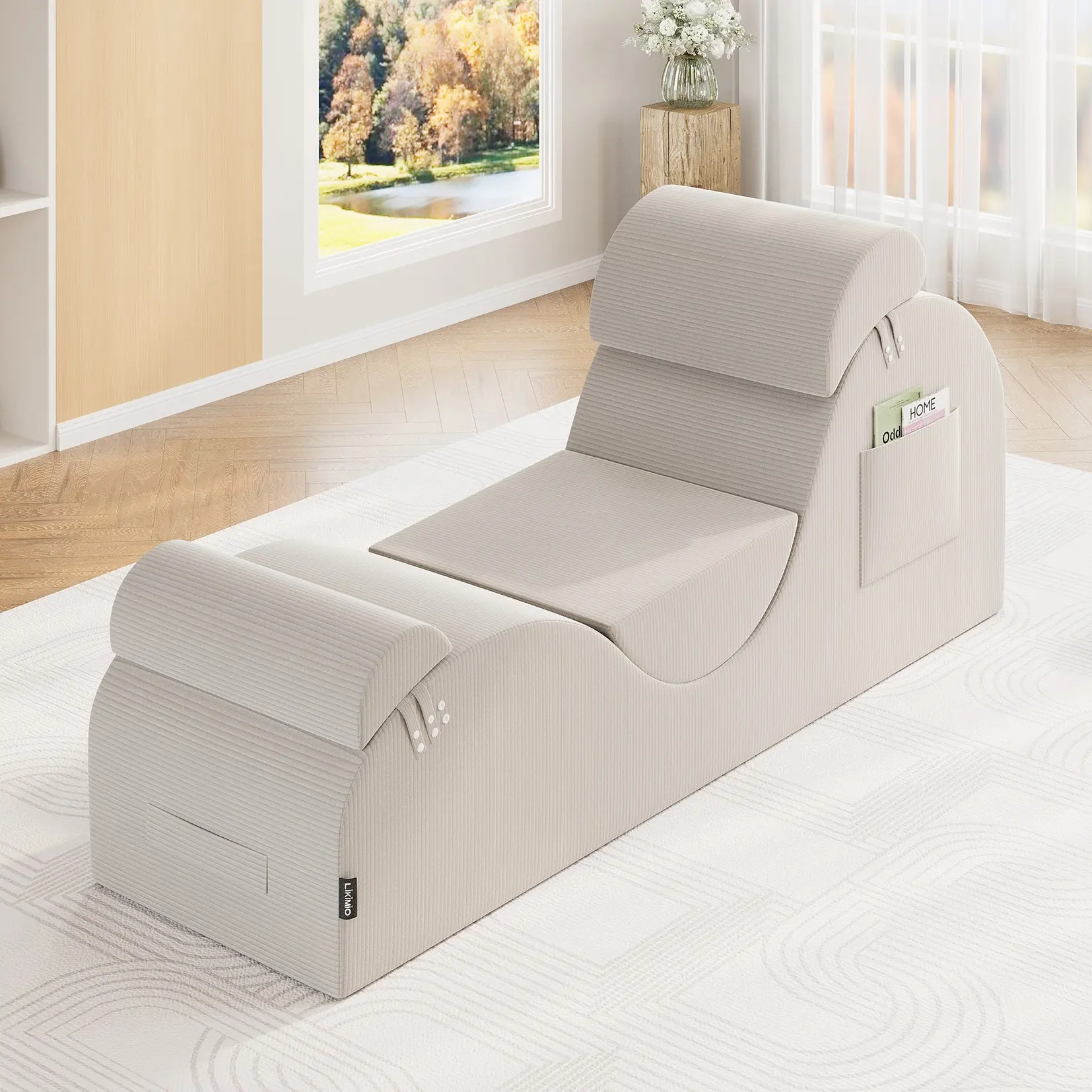 Silla ergonómica de pana para yoga (para adultos)