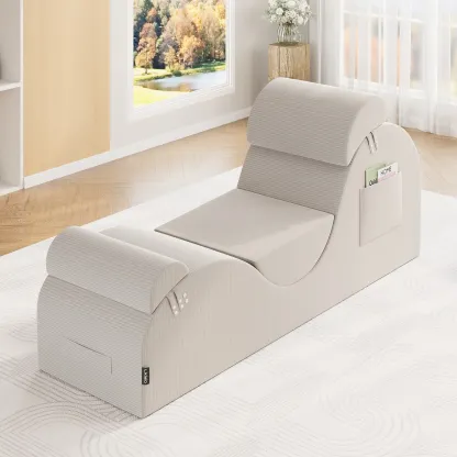 Silla ergonómica de pana para yoga (para adultos)