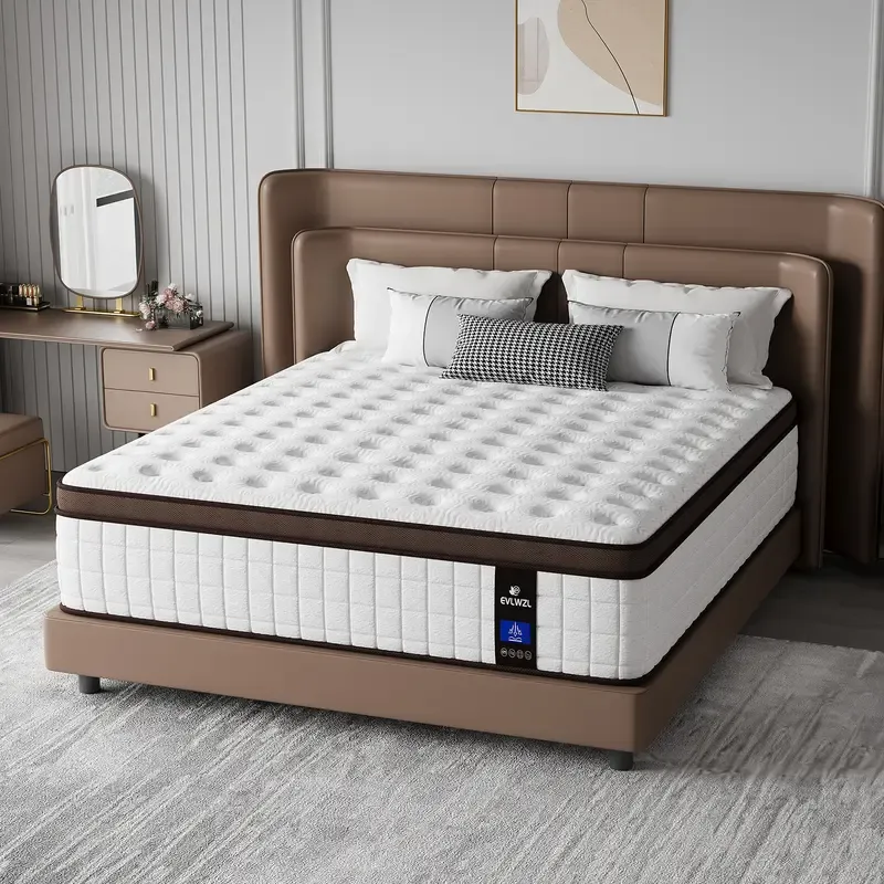 Medium Firm Hybrid Memory Foam Mattress, 8-14 Inch