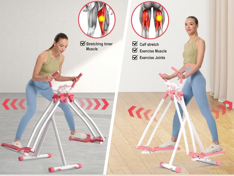 Live HOTWAVE Home SpaceWalker: Portable, Unisex Aerobic Fitness Equipment. Foldable and lightweight, designed specifically to target the glutes, legs, and abs; constructed from carbon steel with non-slip rubber pads Summervibes