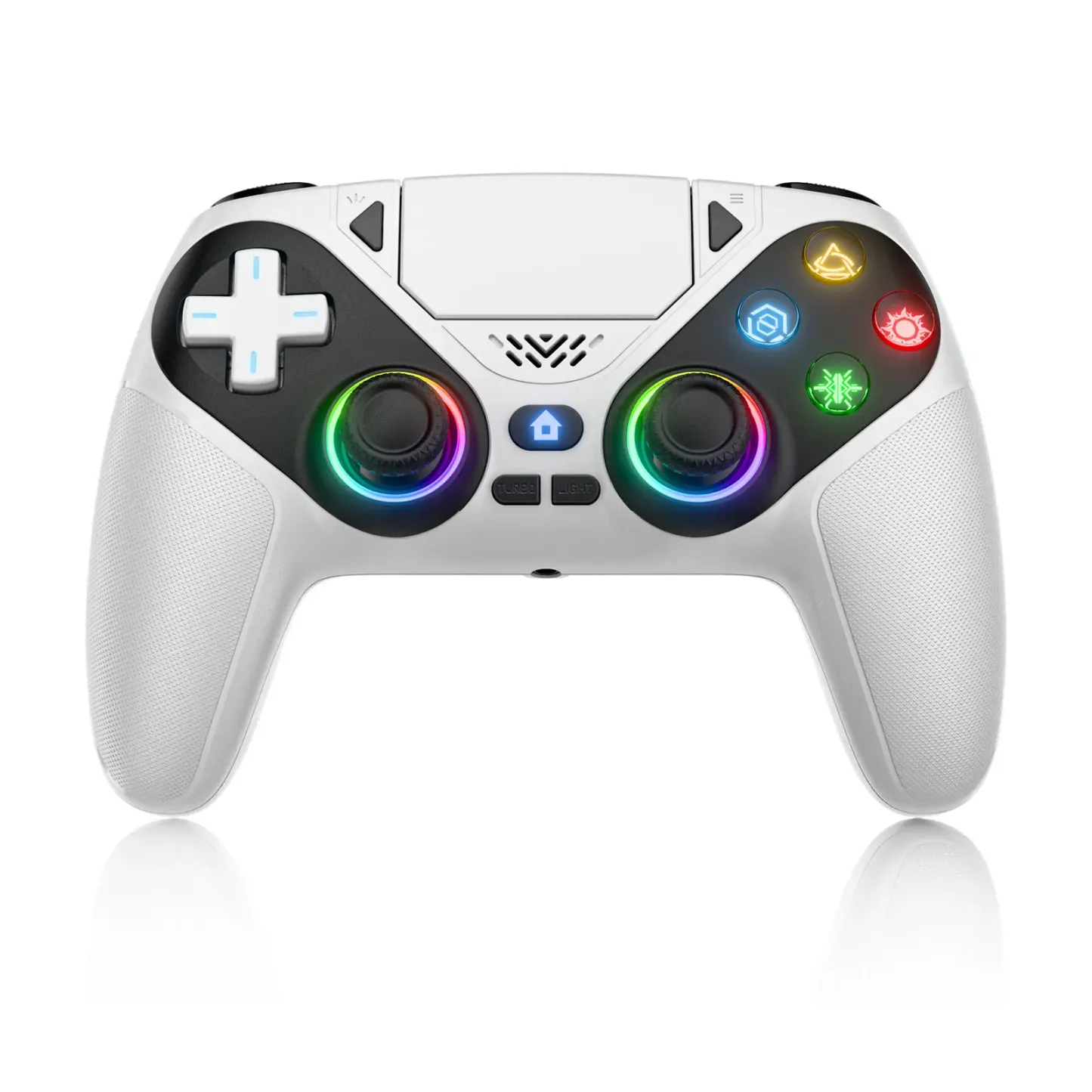 Mando inalámbrico Pro para PS5 - RGB, doble vibración, 1000 mAh