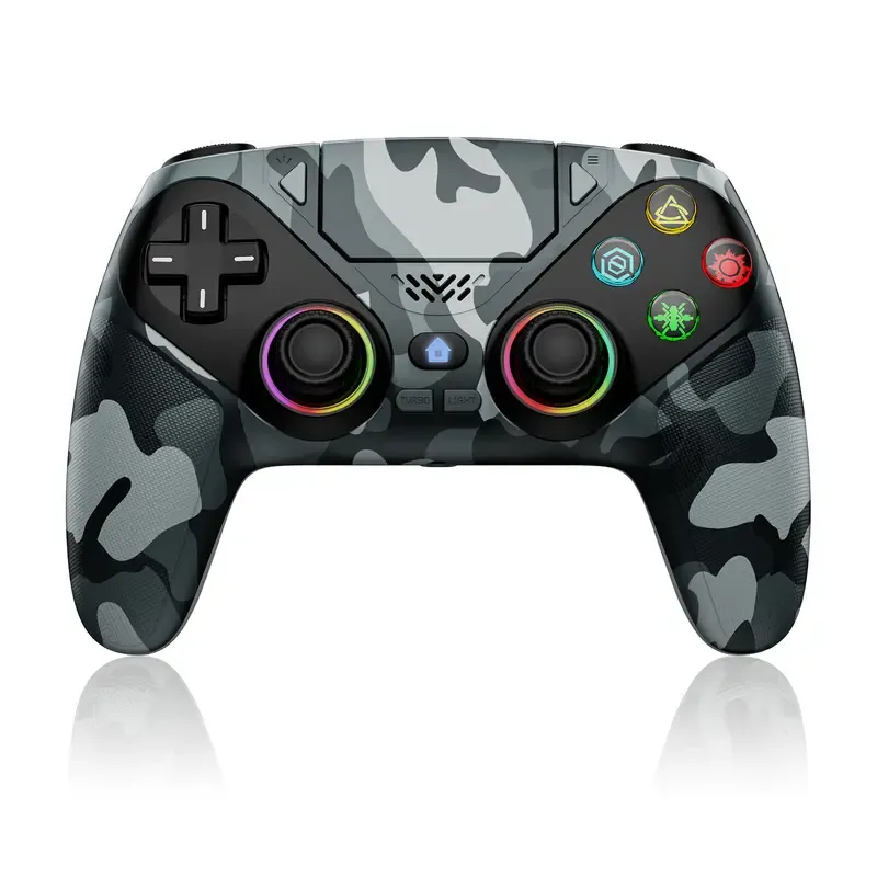 Mando inalámbrico Pro para PS5 - RGB, doble vibración, 1000 mAh