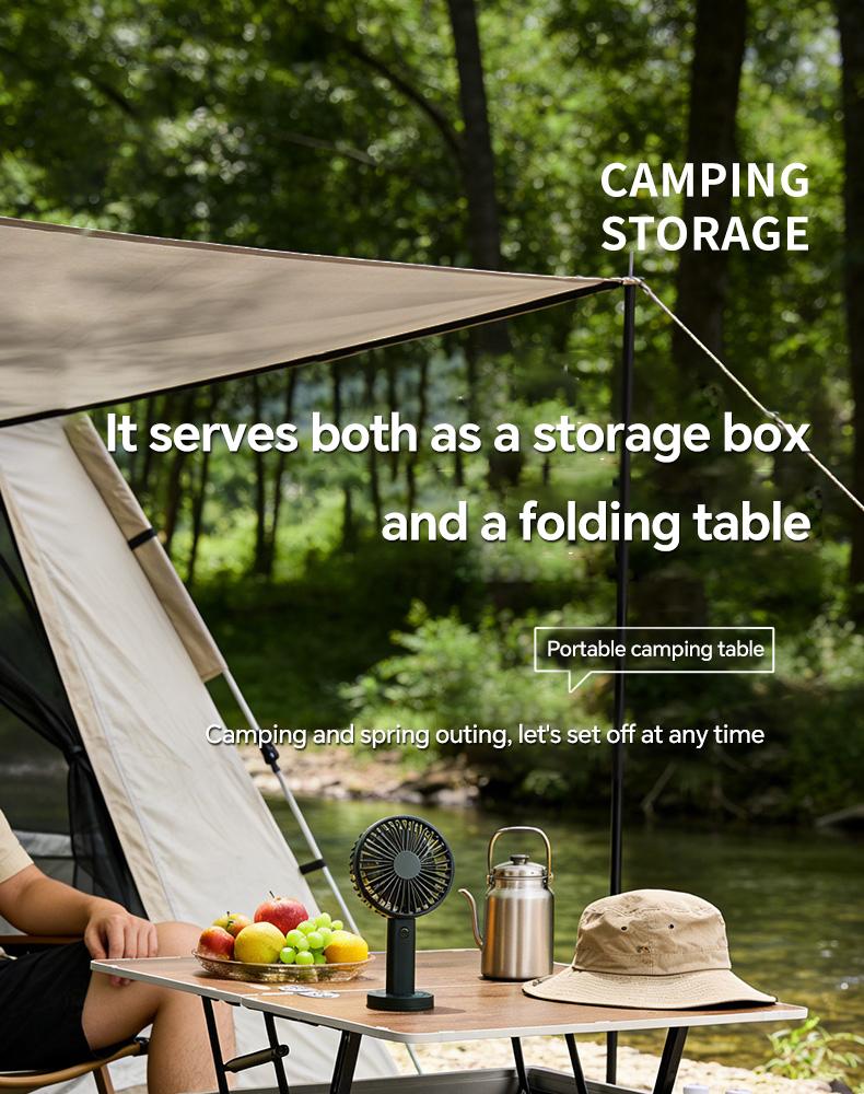 Miaoli Rectangle Foldable Outdoor Storage Box with Lid - Breathable, Odorless, Adjustable Tabletop Home Organizer (Check Product Code Image for Sizes, Main Image/Description for Assembly; Storage Bins with Lids), Organizer Storage, Storage Containers