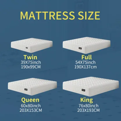 Medium Firm Hybrid Memory Foam Mattress, 8-14 Inch
