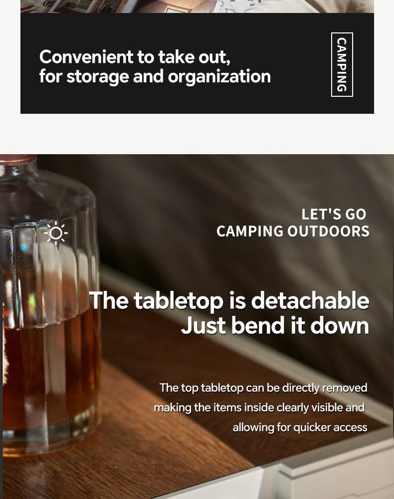 Miaoli Rectangle Foldable Outdoor Storage Box with Lid - Breathable, Odorless, Adjustable Tabletop Home Organizer (Check Product Code Image for Sizes, Main Image/Description for Assembly; Storage Bins with Lids), Organizer Storage, Storage Containers