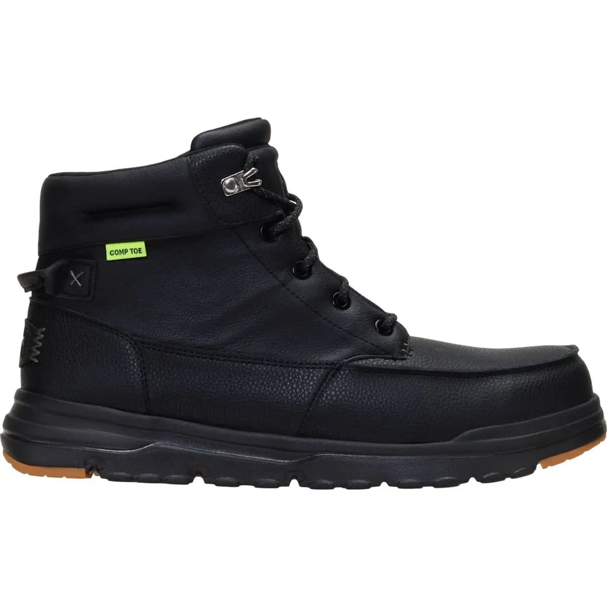 Bradley Work CT Leather: Botas de trabajo cómodas y sin cordones para hombre