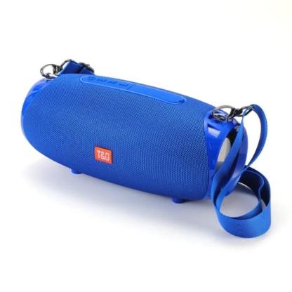 Altavoz inalámbrico portátil T&G, altavoz compatible con bluetooth recargable por USB con micrófono integrado, altavoz subwoofer impermeable para exteriores, hogar y oficina, audio