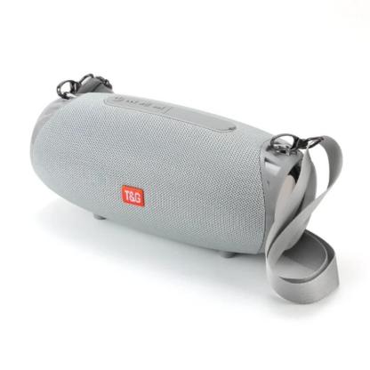 Altavoz inalámbrico portátil T&G, altavoz compatible con bluetooth recargable por USB con micrófono integrado, altavoz subwoofer impermeable para exteriores, hogar y oficina, audio
