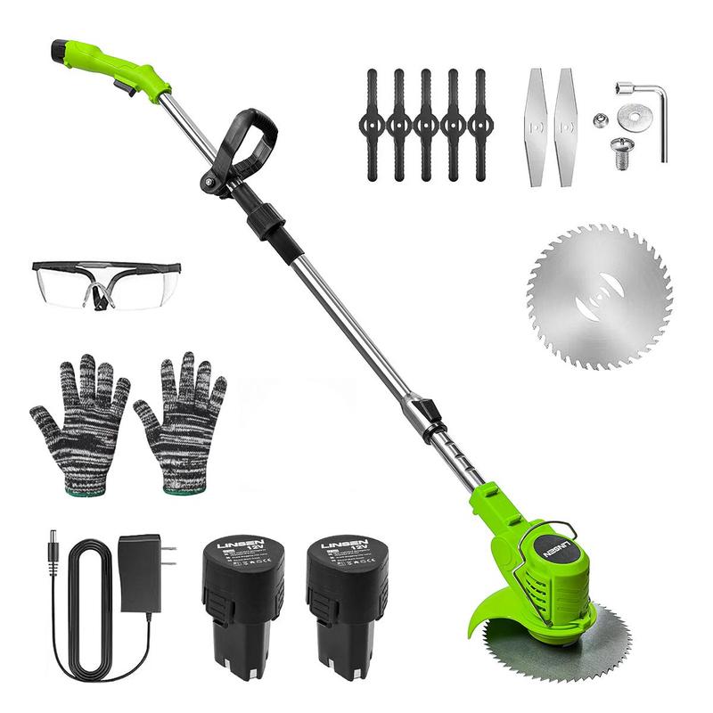 Desbrozadora Eléctrica Portátil 21V – Plegable, Ligera y Potente para Jardín
