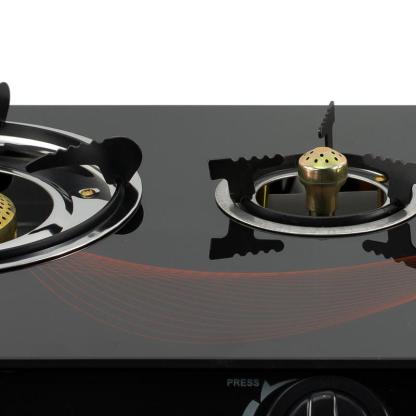 Cocina de Gas Encendido Automatico Quemadores de Hierro Fundido y Aluminio Estufa Potente Segura y Multifuncional para Cocina Doméstica