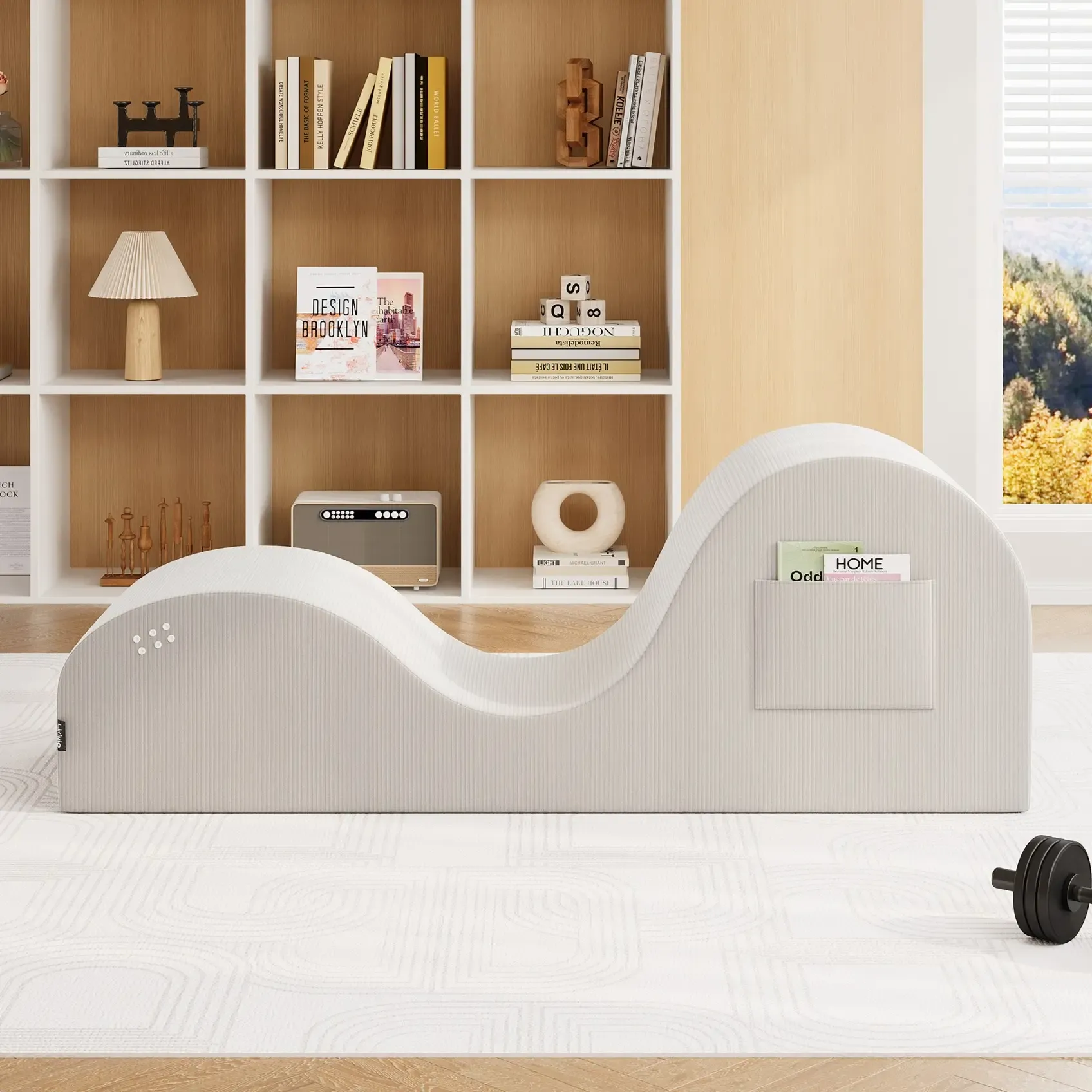 Silla ergonómica de pana para yoga (para adultos)