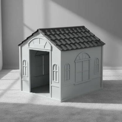 Casa Para Perro Q Perrón Raza Chica Resistente Al Exterior, Fácil De Ensamblar Y Limpiar