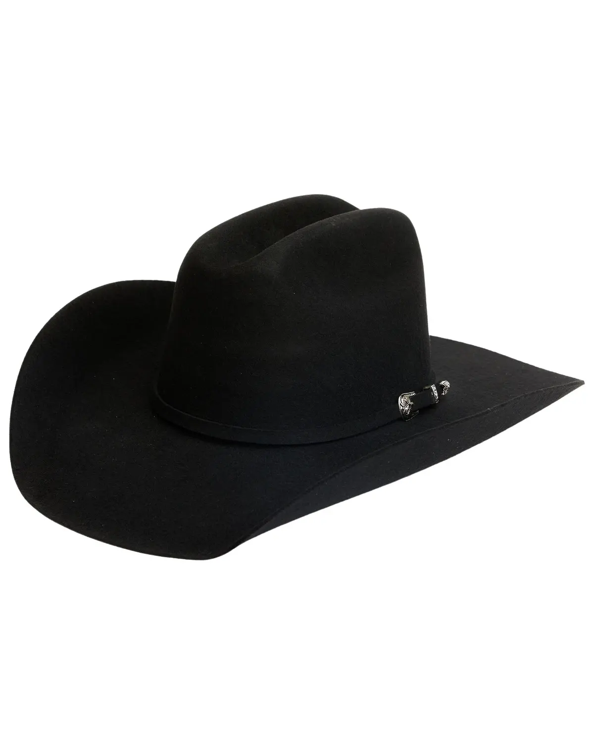 Sombrero vaquero unisex Cody James de lana 3X – Negro, estilo Western con copa Cattleman
