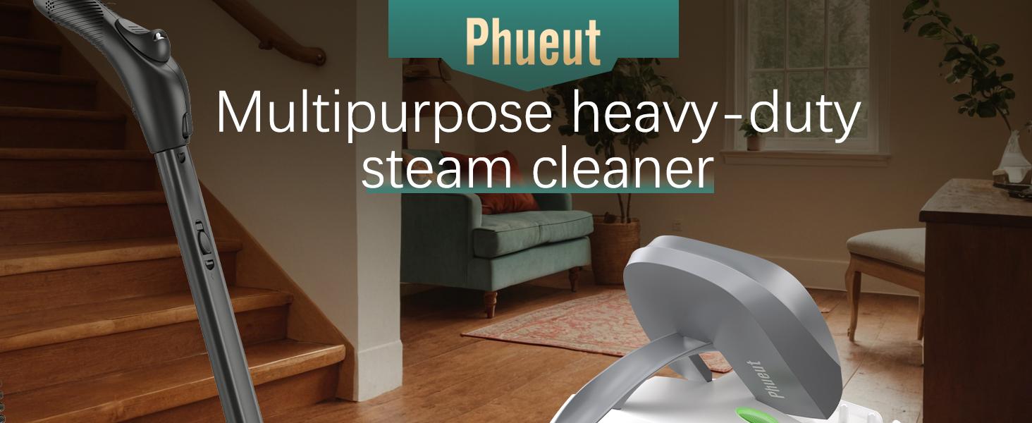 Phueut 1800W High-Pressure Steam Mop Cleaner - 1.5L Tank, 28 Attachments, Multifunction Floor Steamer for Home Handheld Steam Cleaning, Chemical-Free Heavy-Duty Appliance summerwins,summerwins,dorm essentials,home essentials tiktokshopbacktoschool