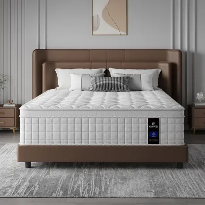 Medium Firm Hybrid Memory Foam Mattress, 8-14 Inch