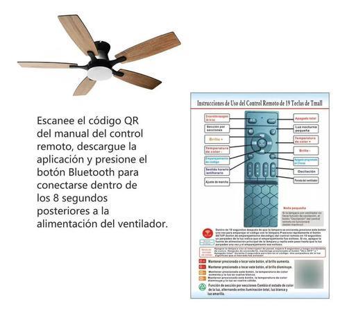 Ventilador De Techo Modernos Con Luz Y Control Remoto