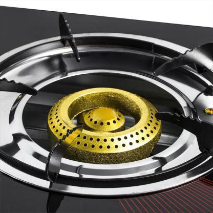 Cocina de Gas Encendido Automatico Quemadores de Hierro Fundido y Aluminio Estufa Potente Segura y Multifuncional para Cocina Doméstica