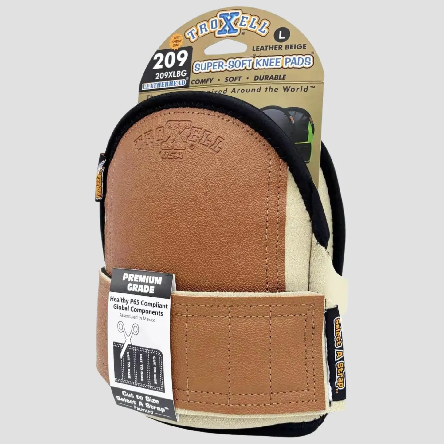 Rodilleras SuperSoft Leatherhead - (Talla grande / En bolsa por pares)