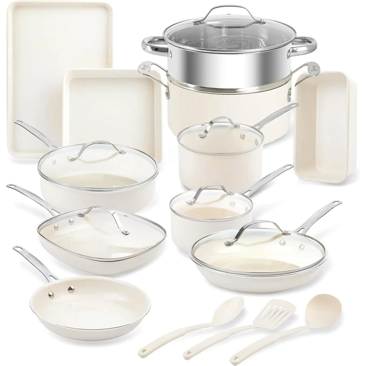 Juego de utensilios de cocina y repostería antiadherentes de la colección Ceramic