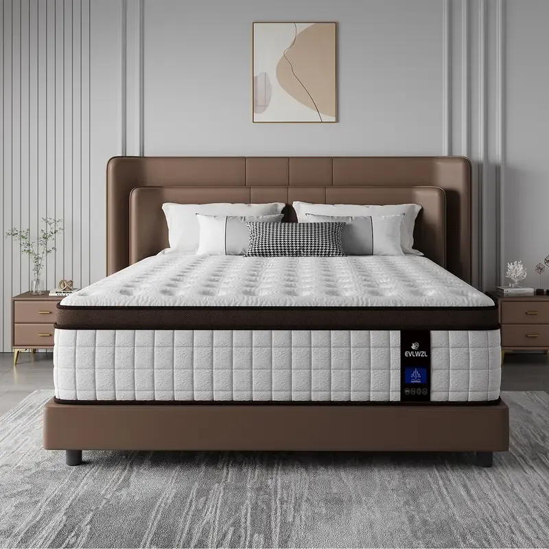 Medium Firm Hybrid Memory Foam Mattress, 8-14 Inch