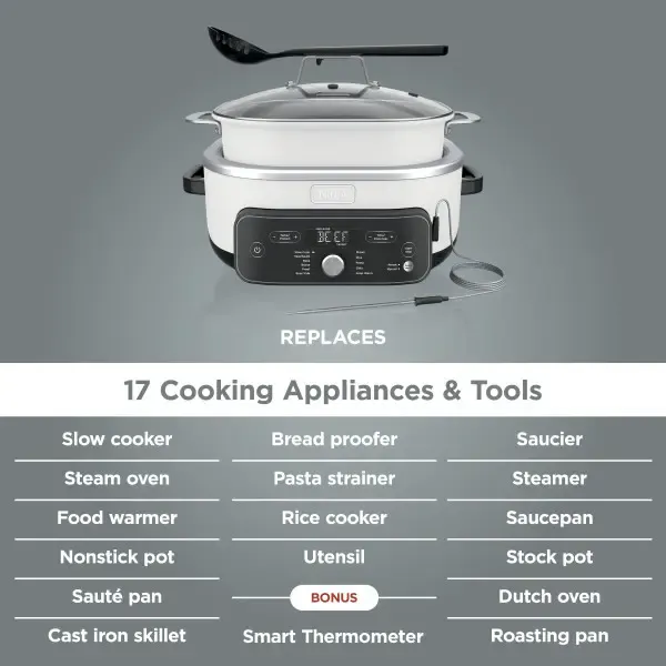 Sistema de cocción inteligente PossibleCooker PRO Plus 11 en 1, electrodoméstico de 8,5 cuartos de galón
