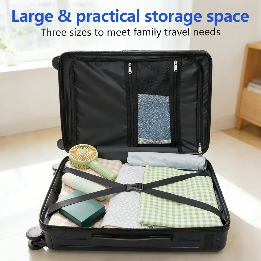 Juego de 3 Maletas Rígidas ABS+PC Expandibles, con Cerradura TSA, Ruedas Silenciosas 360° y Diseño Ligero, 20/24/28 Pulgadas, Ideal para Viajes Internacionales y de Negocios