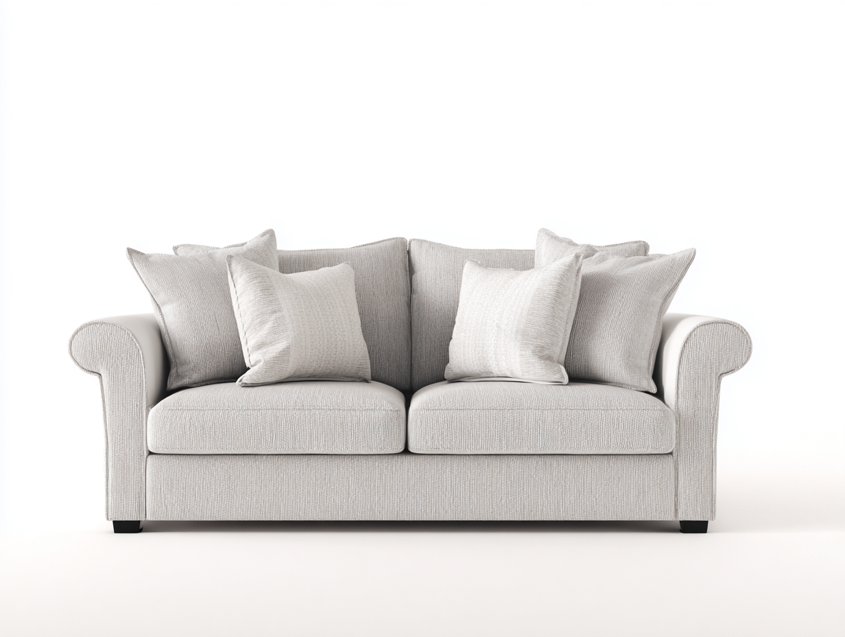 Divano lineare - tessuto - 178x90x82 cm - beige - classico-Corianohaus