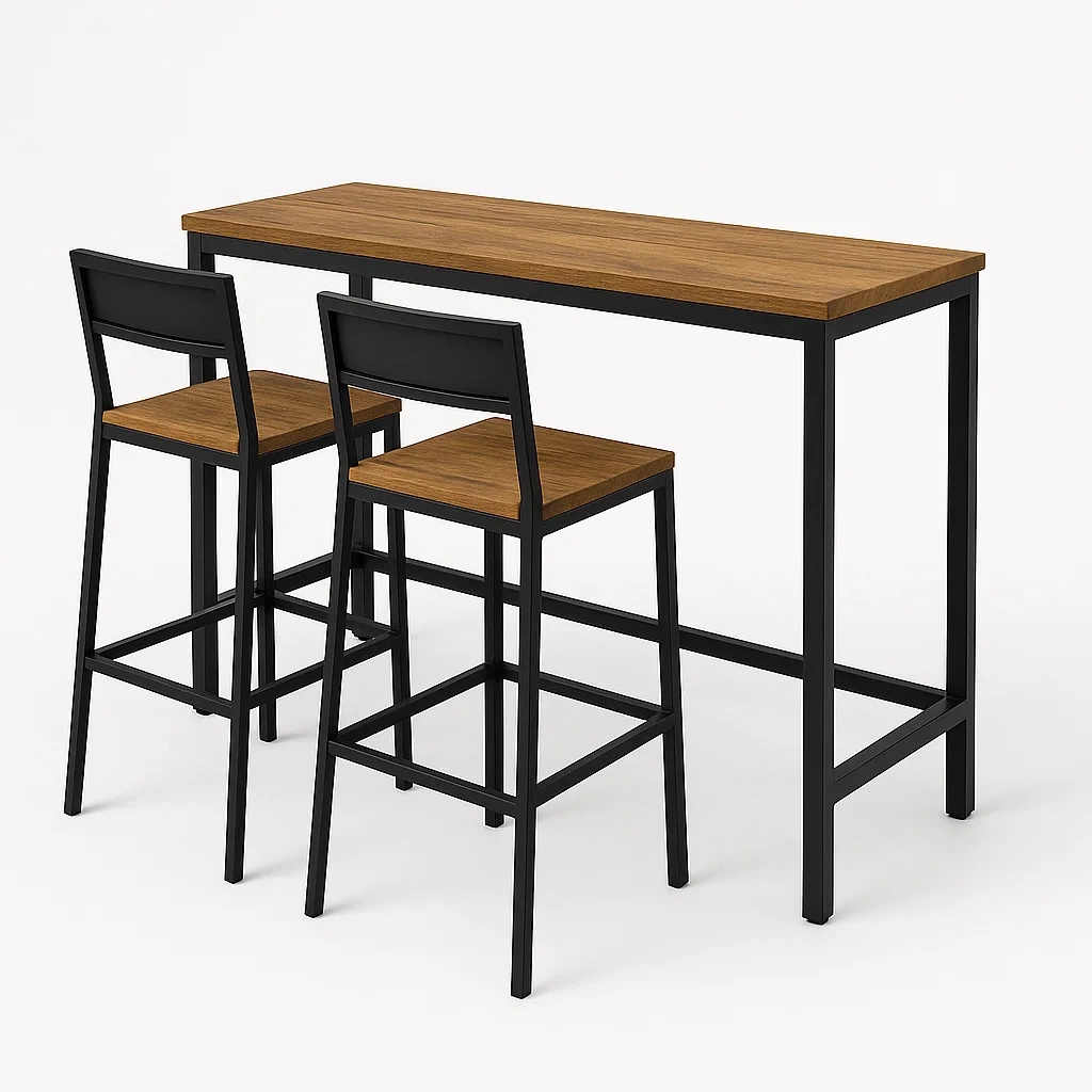 Detente de terrasse,Ensemble bar de terrasse avec tabourets-homelvora
