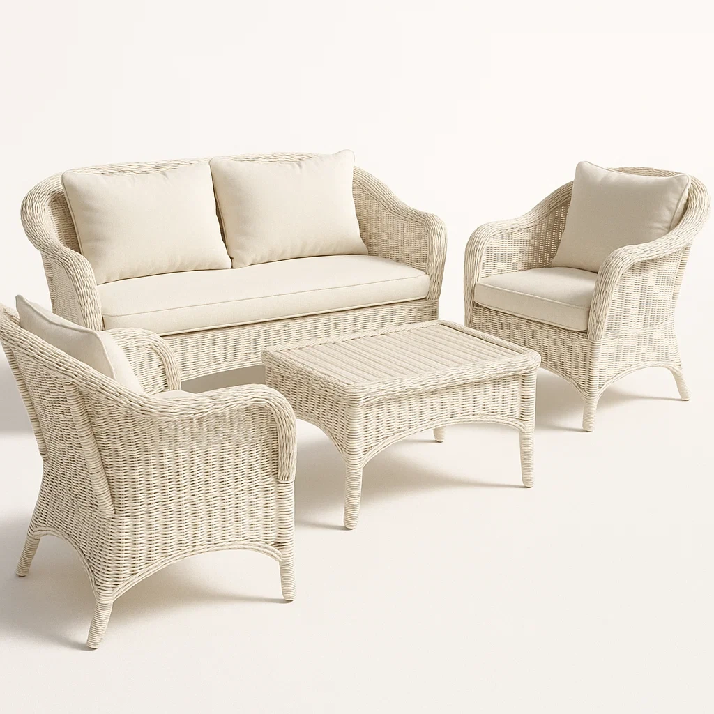 Salon de jardin,Ensemble de salon compact de jardin-homelvora