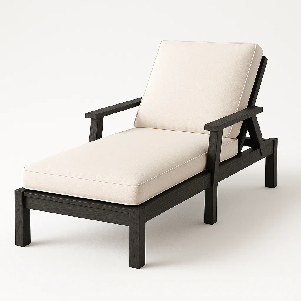 Siege d exterieur,Chaise longue de jardin reglable-homelvora