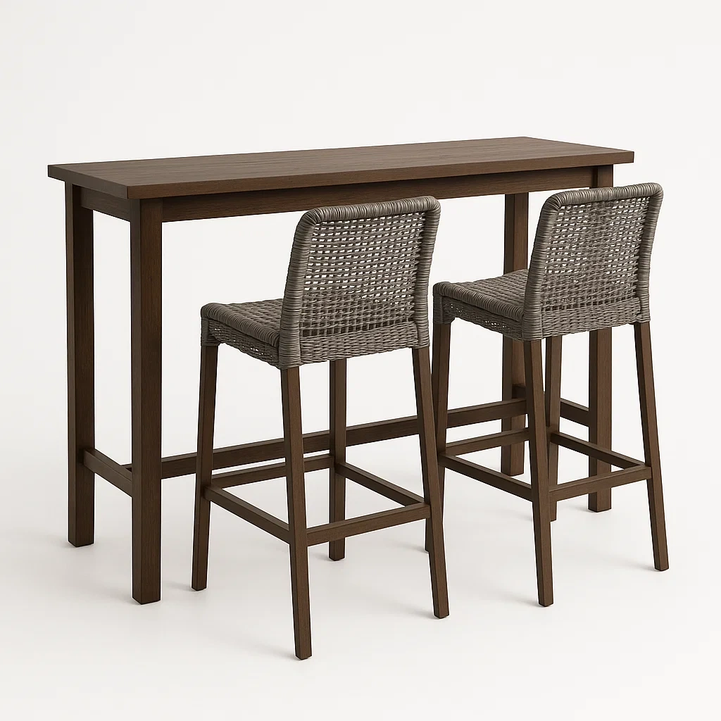Detente de terrasse,Ensemble bar haut de terrasse-homelvora