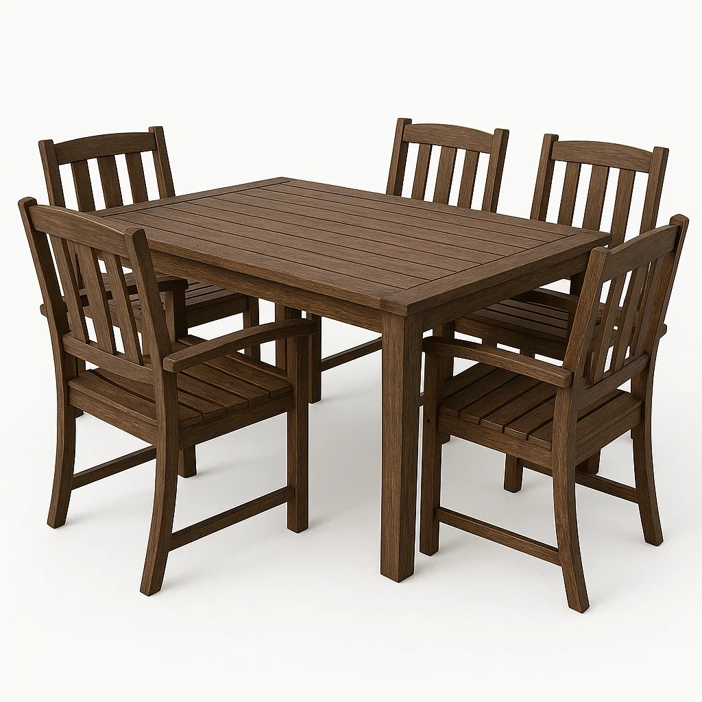 Detente de terrasse,Ensemble table et chaises de repas de terrasse-homelvora