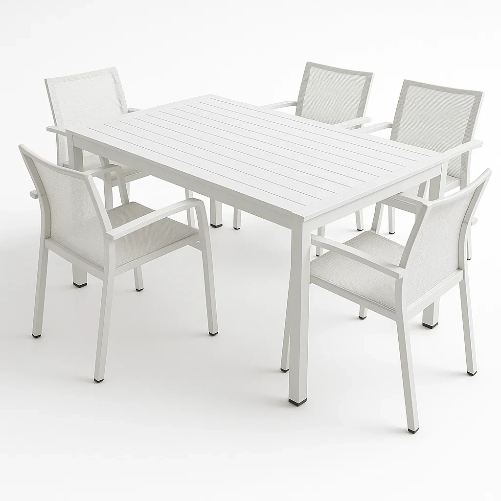 Detente de terrasse,Ensemble table et chaises de repas de terrasse-homelvora