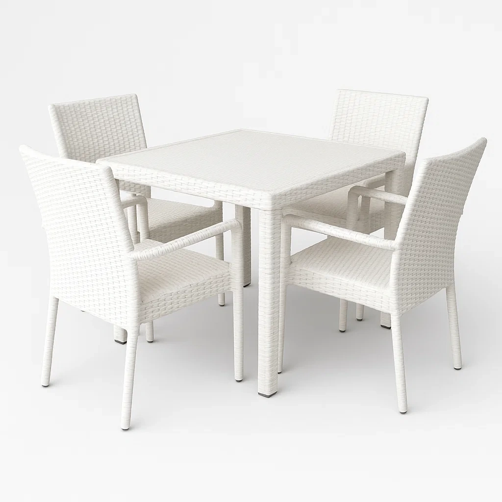 Detente de terrasse,Ensemble table et chaises de repas de terrasse-homelvora