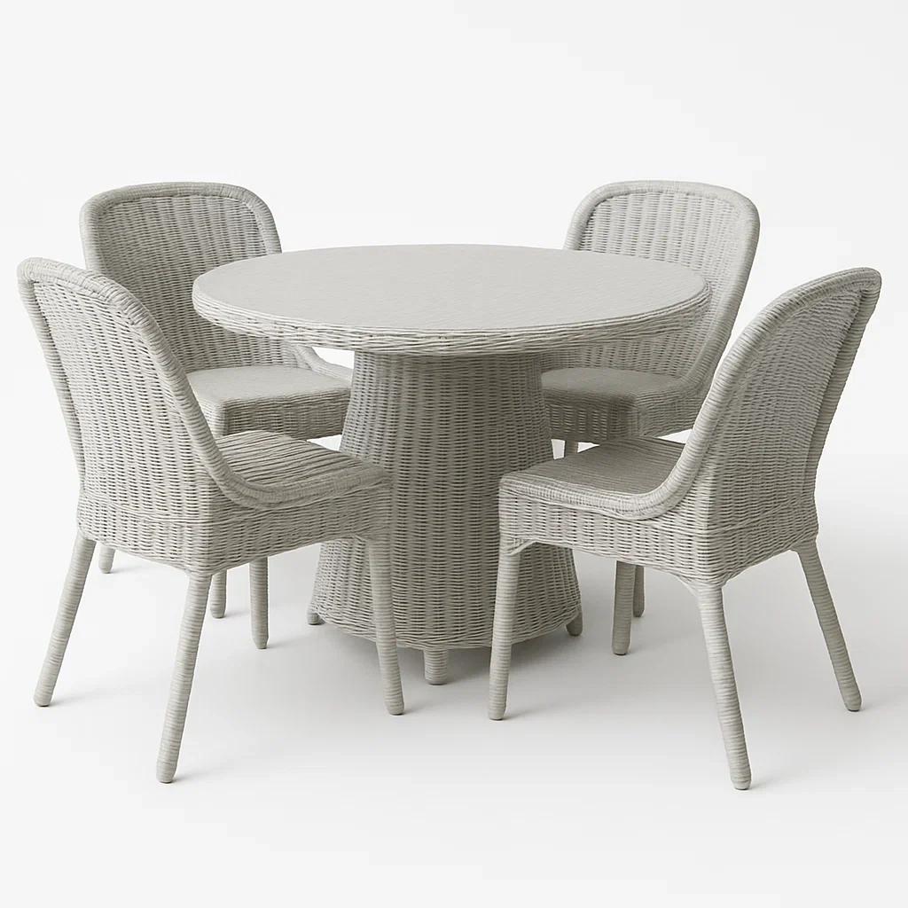 Detente de terrasse,Ensemble table et chaises de repas de terrasse-homelvora
